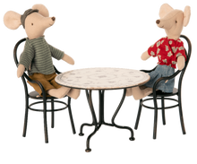 Load image into Gallery viewer, Maileg Dining table, set with 2 chairs