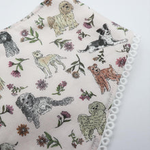 Load image into Gallery viewer, Liberty London Baby Bib Mal's Pals with lace