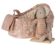 Load image into Gallery viewer, Maileg Bunny in carry cot, Micro