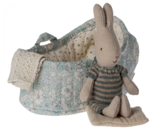 Load image into Gallery viewer, Maileg Rabbit in carry cot, Micro