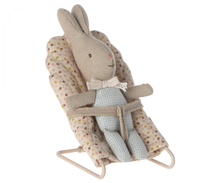 Load image into Gallery viewer, Maileg Rabbit My- Light blue check