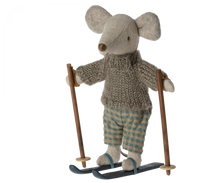 Load image into Gallery viewer, Maileg Winter mouse with ski set, Big brother