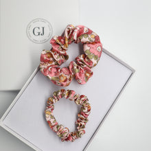 Load image into Gallery viewer, Liberty London Silk Scrunchie Betsy Nude