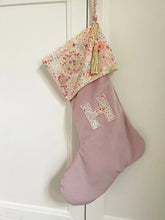 Load image into Gallery viewer, Personalised Liberty Christmas stocking