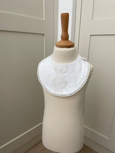 Load image into Gallery viewer, Irish Linen and Lace Christening Bib