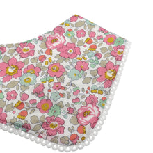 Load image into Gallery viewer, Liberty London Dribble Bib Betsy Pink