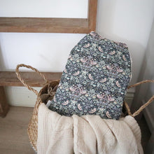 Load image into Gallery viewer, Liberty Strawberry Thief Black Hot Water bottle