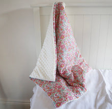 Load image into Gallery viewer, Betsy Pink Padded Liberty Blanket