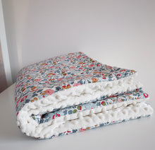 Load image into Gallery viewer, Betsy Blue Padded Liberty Blanket