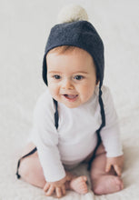 Load image into Gallery viewer, Briar Charcoal Pom Bonnet