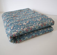Load image into Gallery viewer, Strawberry Thief Green Padded Liberty Blanket