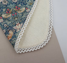 Load image into Gallery viewer, Strawberry Thief Liberty Bib