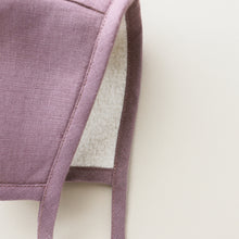 Load image into Gallery viewer, Briar Folklore Linen Sherpa Lined Bonnet