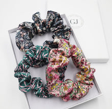 Load image into Gallery viewer, Liberty London Large Silk Scrunchies Mixed