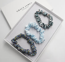 Load image into Gallery viewer, Liberty London Silk Scrunchies Trio Encore