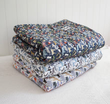 Load image into Gallery viewer, Liberty Quey Navy Padded Blanket