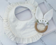 Load image into Gallery viewer, Liberty Cotton Tana Lawn Ruffle bib