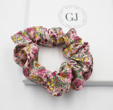Load image into Gallery viewer, Liberty London Silk Scrunchies Emilia’s Bloom