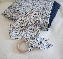 Load image into Gallery viewer, Liberty Quey Blue Padded Blanket