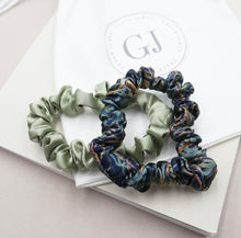 Load image into Gallery viewer, Liberty London Silk Scrunchies Pistachio