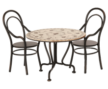 Load image into Gallery viewer, Maileg Dining table, set with 2 chairs
