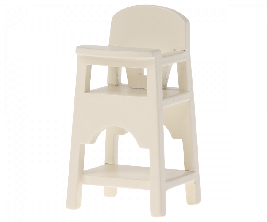Maileg High chair, Mouse - Off white