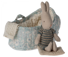 Load image into Gallery viewer, Maileg Rabbit in carry cot, Micro
