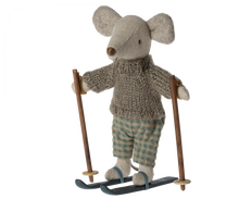 Load image into Gallery viewer, Maileg Winter mouse with ski set, Big brother
