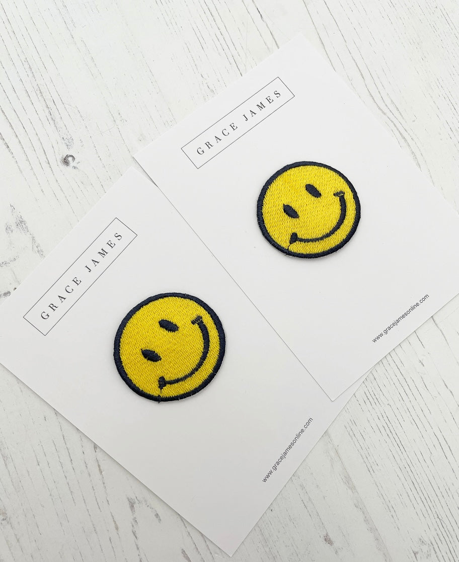 Happy Face Emoji Appliqué