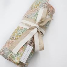 Load image into Gallery viewer, Rare Vintage Liberty London and Irish Linen Makeup Brush Roll

