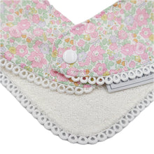 Load image into Gallery viewer, Liberty London Baby Bib Betsy Ann H Whisper
