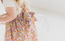 Load image into Gallery viewer, Macy Pinafore Liberty Dress
