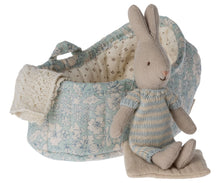 Load image into Gallery viewer, Maileg Rabbit in carry cot, Micro
