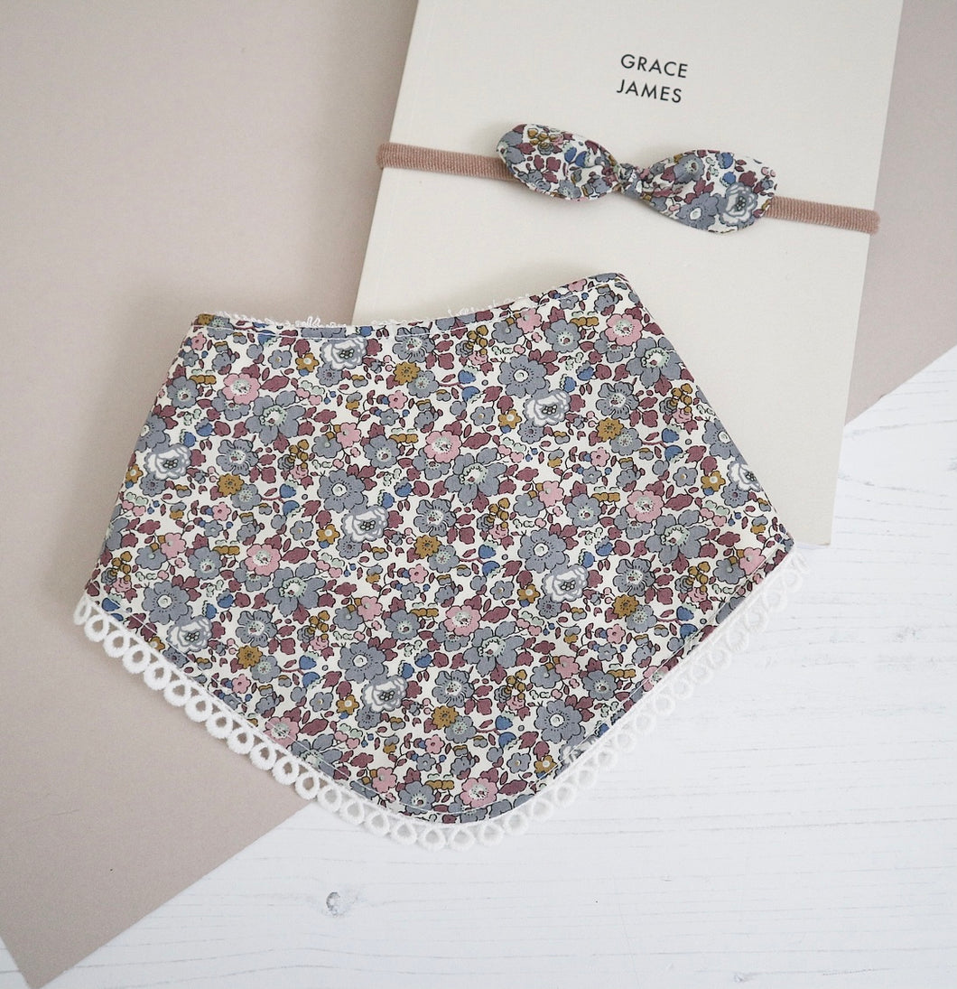 Liberty London Dribble Bib Betsy Ann Fig