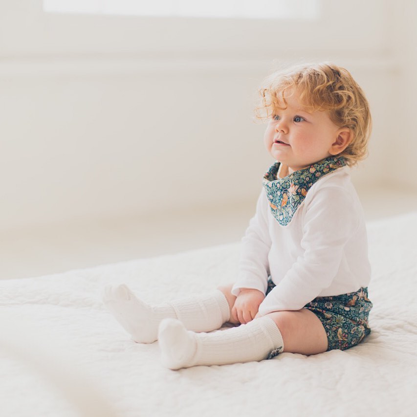 Strawberry Thief Liberty Bib
