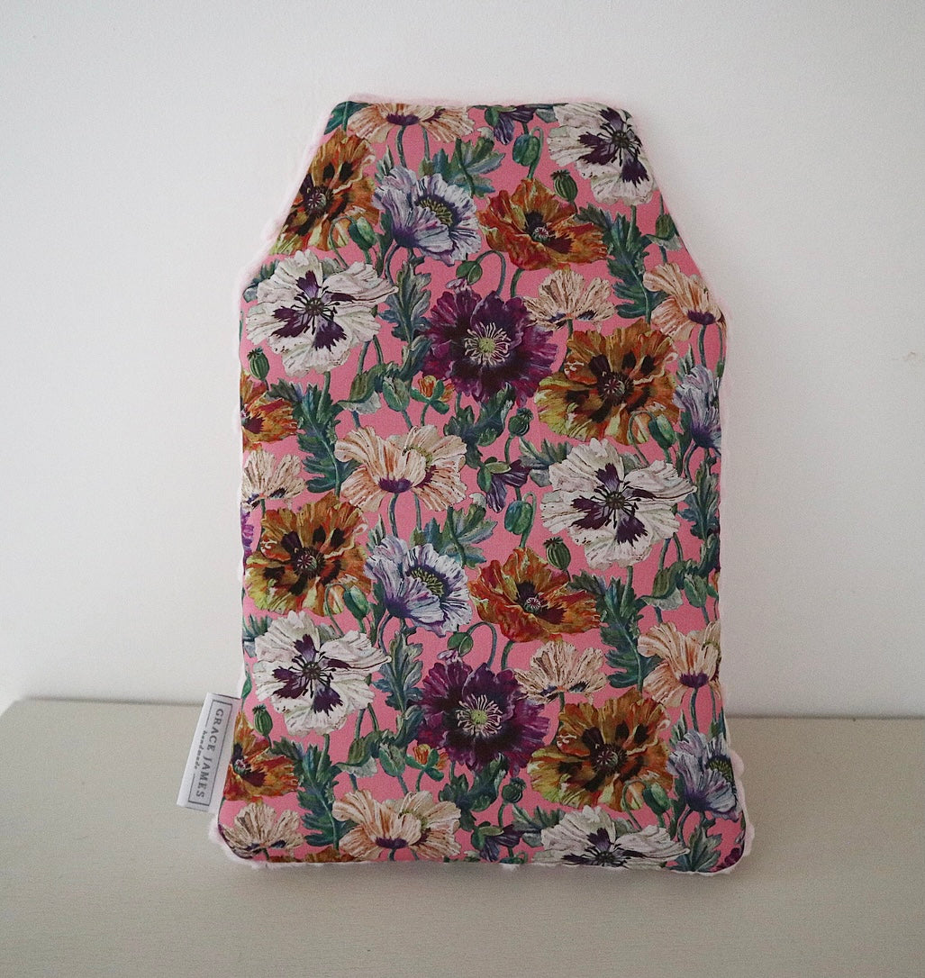 Liberty Poppy Hot Water bottle