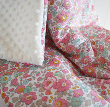 Load image into Gallery viewer, Betsy Pink Padded Liberty Blanket
