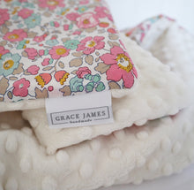 Load image into Gallery viewer, Betsy Pink Padded Liberty Blanket
