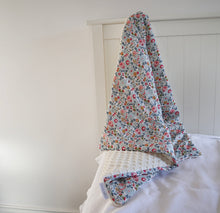 Load image into Gallery viewer, Betsy Blue Padded Liberty Blanket
