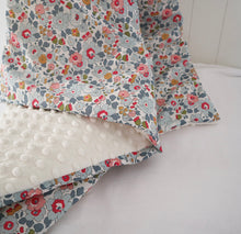 Load image into Gallery viewer, Betsy Blue Padded Liberty Blanket
