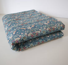 Load image into Gallery viewer, Strawberry Thief Green Padded Liberty Blanket
