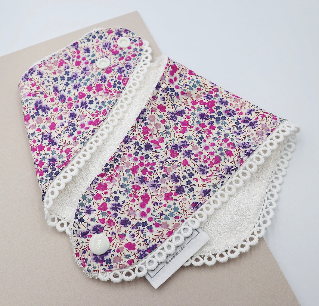 Phoebe Purple Liberty Bib