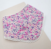 Load image into Gallery viewer, Phoebe Purple Liberty Bib
