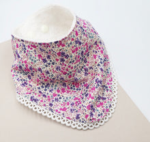 Load image into Gallery viewer, Phoebe Purple Liberty Bib
