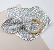 Load image into Gallery viewer, Katie and Millie Green Liberty Bib
