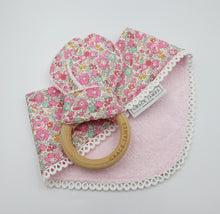 Load image into Gallery viewer, Betsy Ann Pink Liberty Bib
