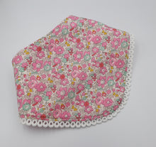 Load image into Gallery viewer, Liberty London Dribble Bib Betsy Ann Pink

