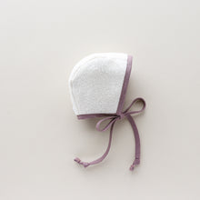 Load image into Gallery viewer, Briar Folklore Linen Sherpa Lined Bonnet
