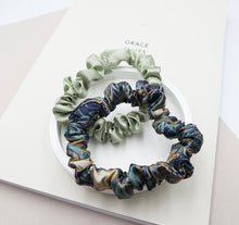 Load image into Gallery viewer, Liberty London Silk Scrunchies Pistachio
