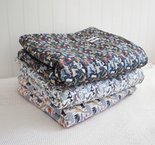 Load image into Gallery viewer, Liberty Quey Navy Padded Blanket
